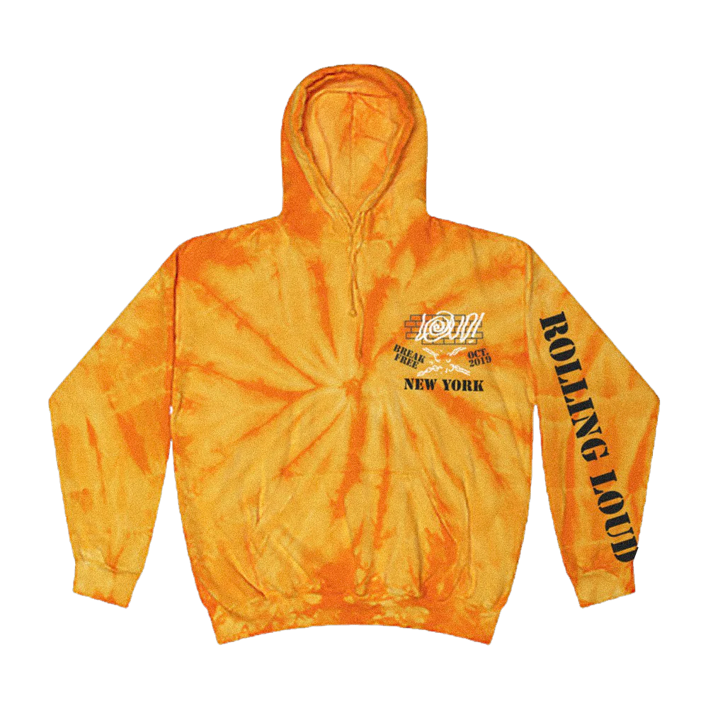 NY19 Break Free Tie Dye Hoodie - Image 2