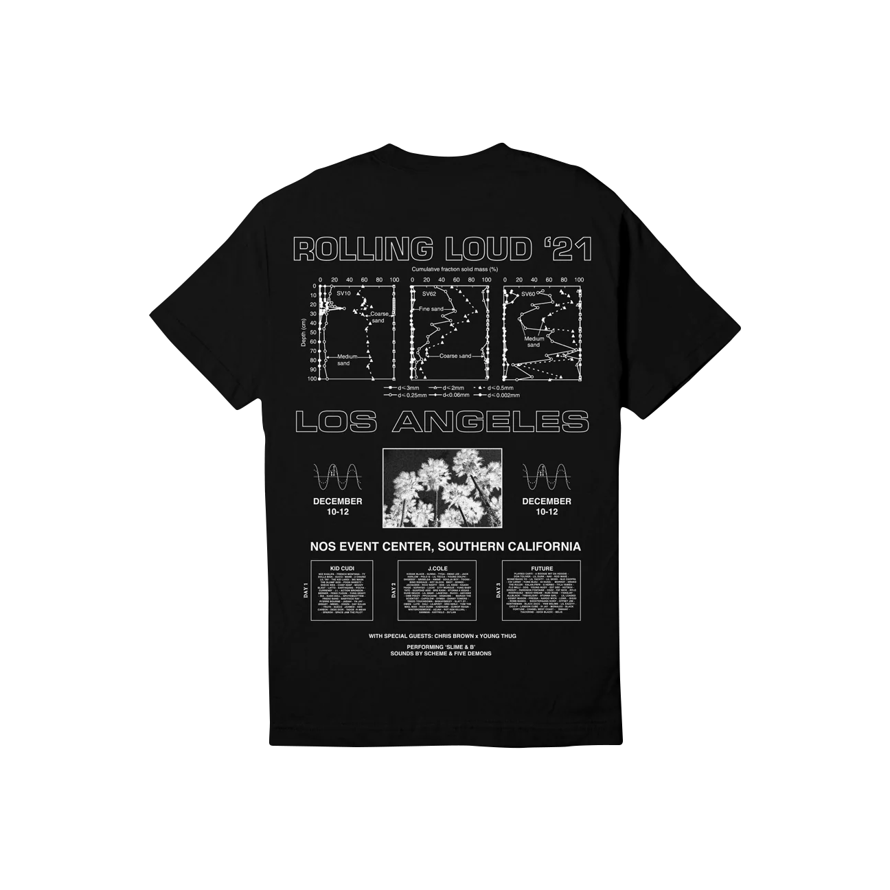 Diagram T Shirt Black LA 2021 - Image 2
