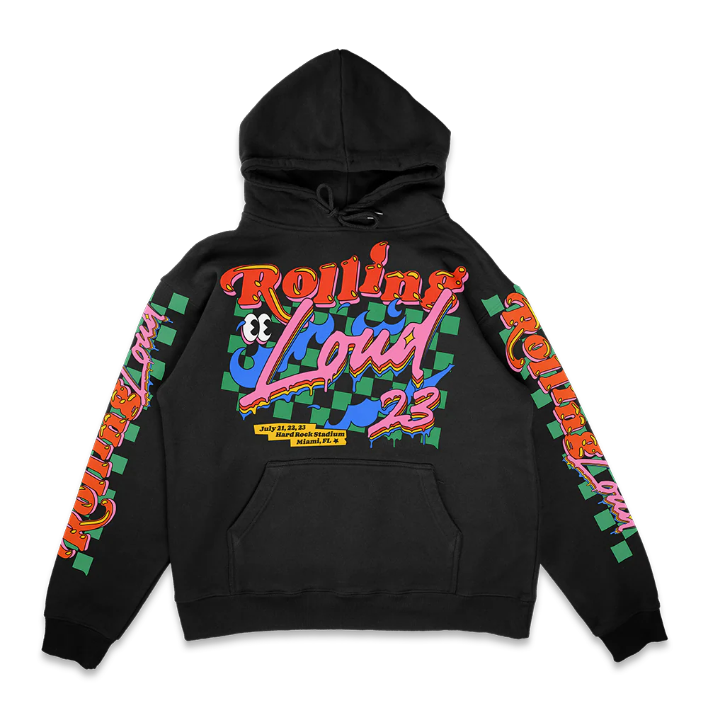 Exclusive Miami 23 Line Up Hoodie Black