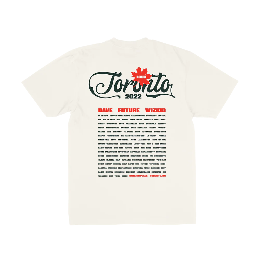 Exclusive Toronto 2022 Line Up T Shirt - Image 2