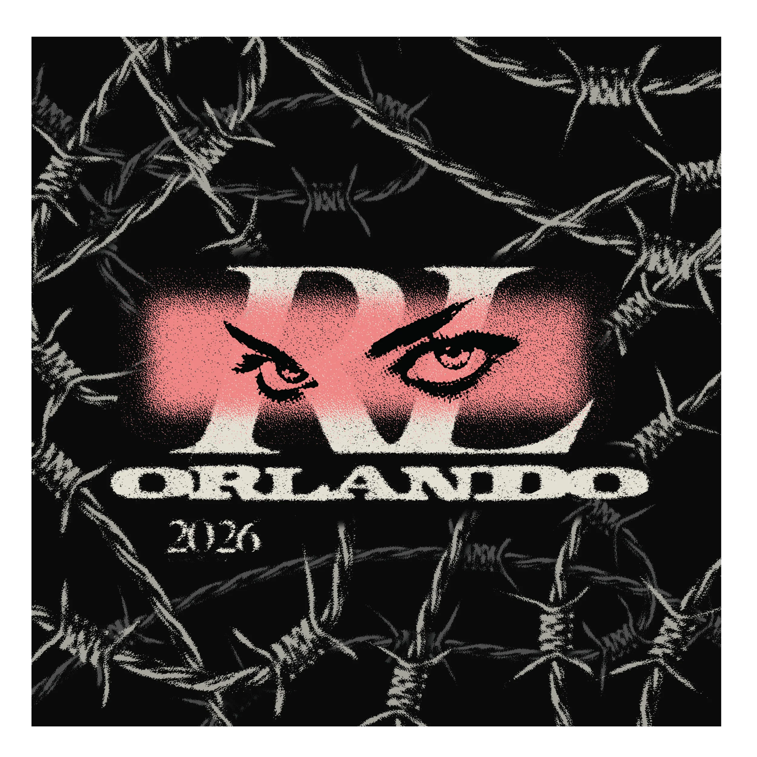 Eyes of Orlando Oversized Scarf