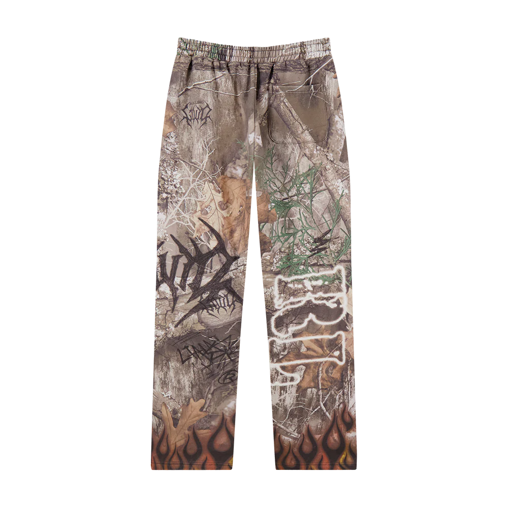 GOTHIC FLAME SWEATPANTS - Image 3