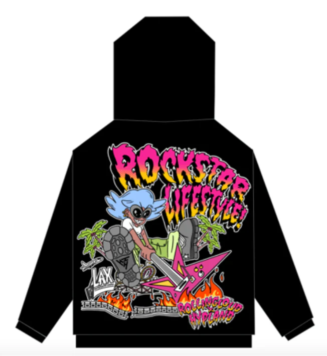 HYP X RL Rockstar Hoodie Black