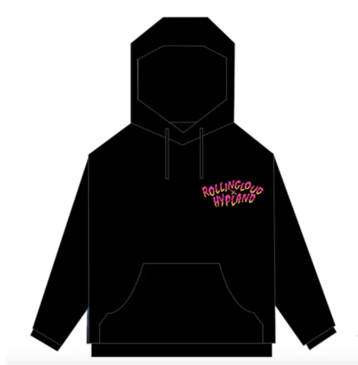 HYP X RL Rockstar Hoodie Black - Image 2