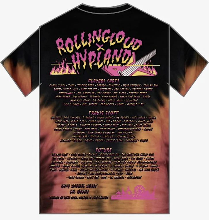 HYP X RL Rockstar Tee Black/ Orange Dye - Image 2