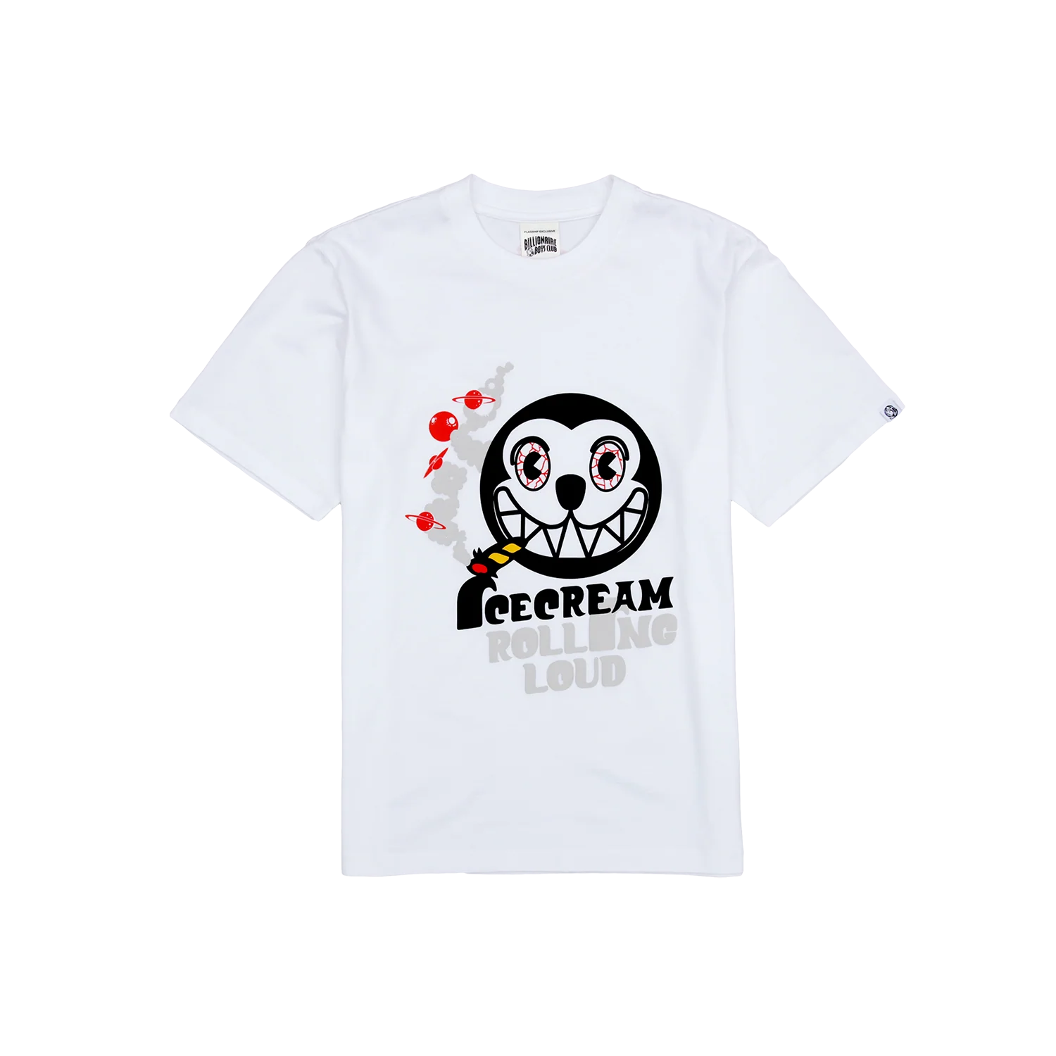 ICECREAM X ROLLING LOUD RUNNING DOG FACE TEE