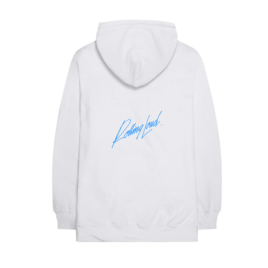 Kid Laroi x Rolling Loud Stream White Hoodie - Image 2