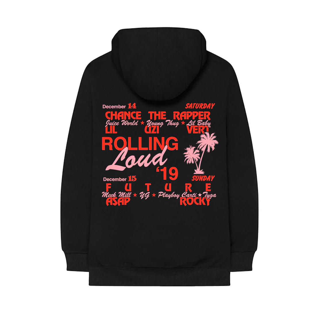 LA19 RL Times Black Heavyweight Hoodie - Image 2