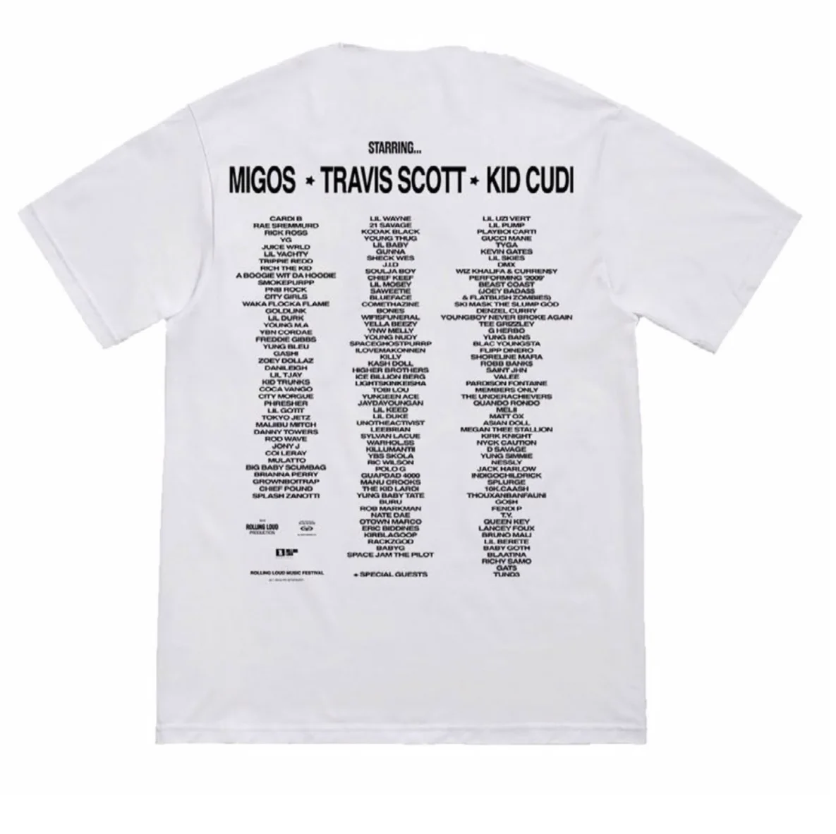 Miami Movie SS Tee White - Image 2