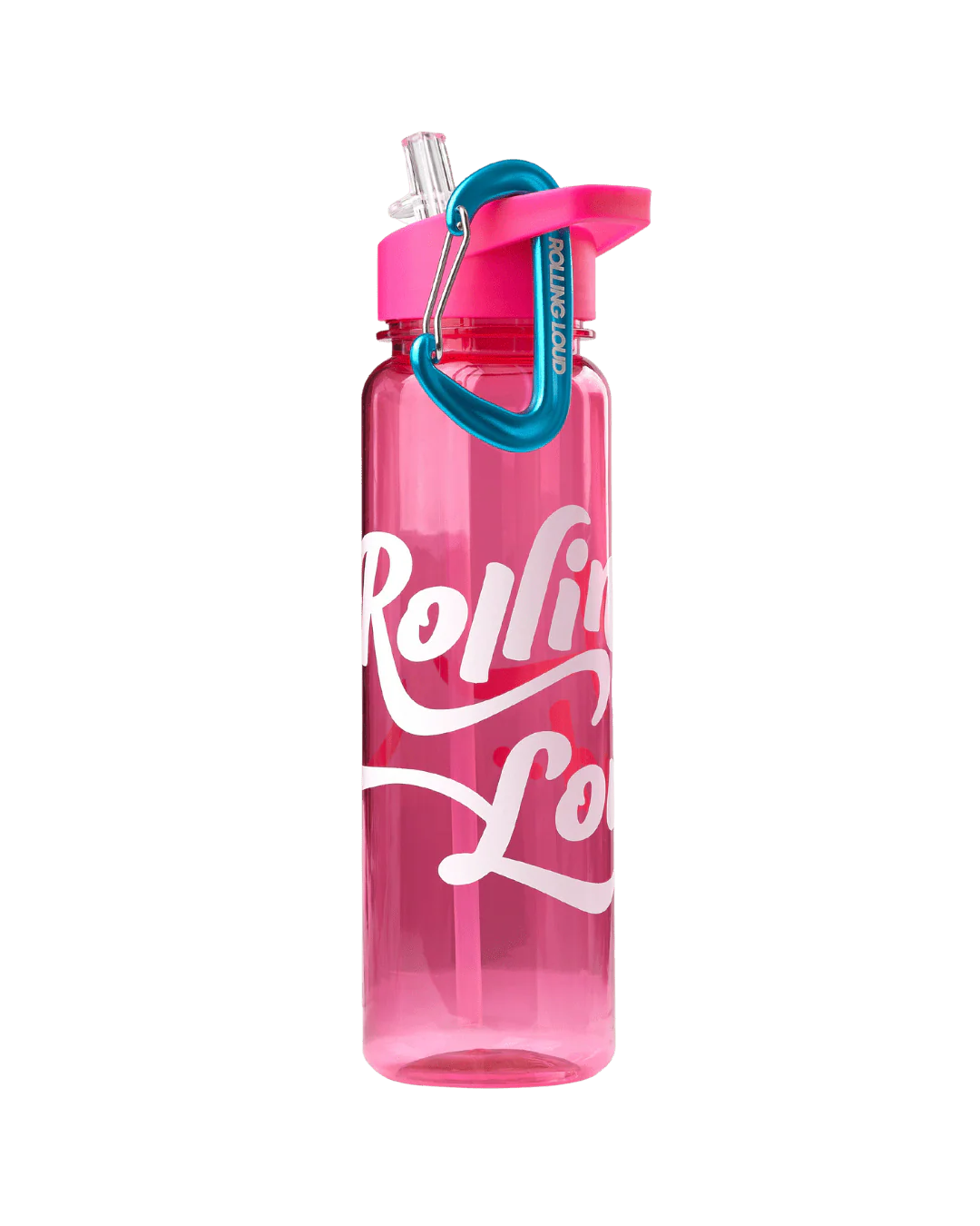 Nalgene Water Bottle w/ Carabiner Frosted Pink