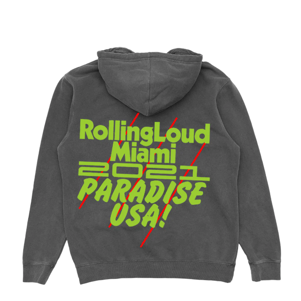 Paradise USA Vintage Washed Hoodie - Image 2