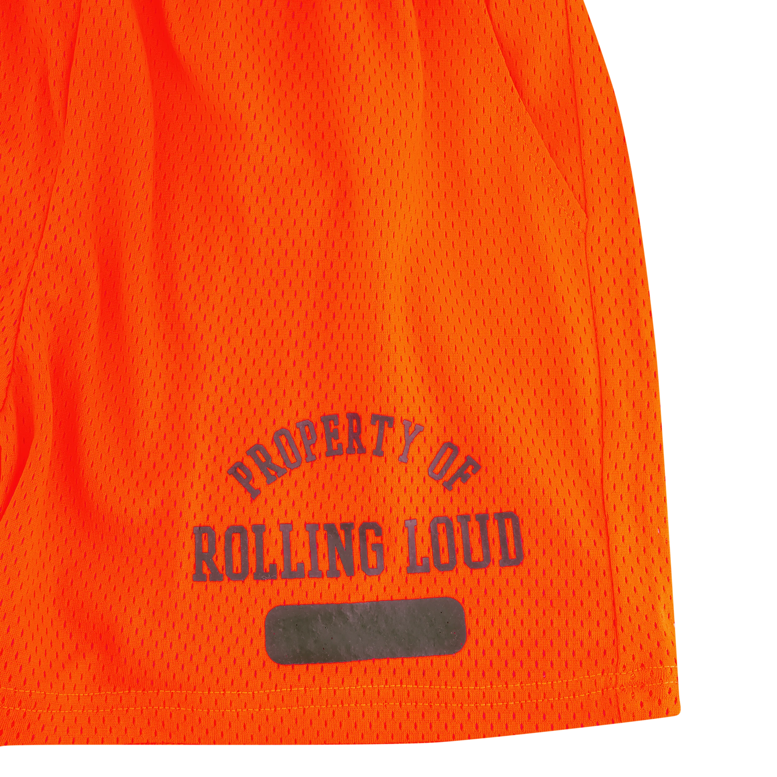 RL Property Of Orange Mesh Shorts - Image 3