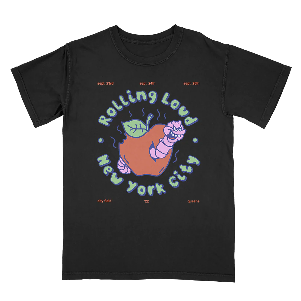 RL Apple T Shirt Black NYC 22