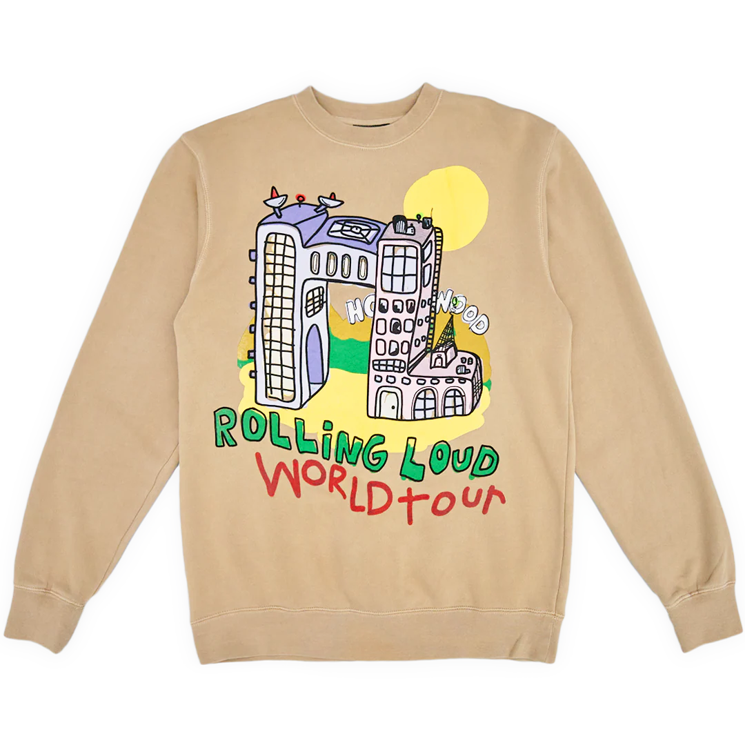 RL x B2SS World Tour RL Highrise Tan Crewneck