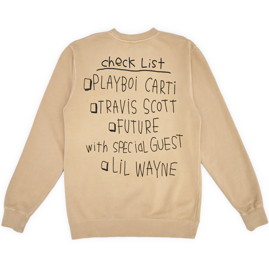 RL x B2SS World Tour RL Highrise Tan Crewneck - Image 2