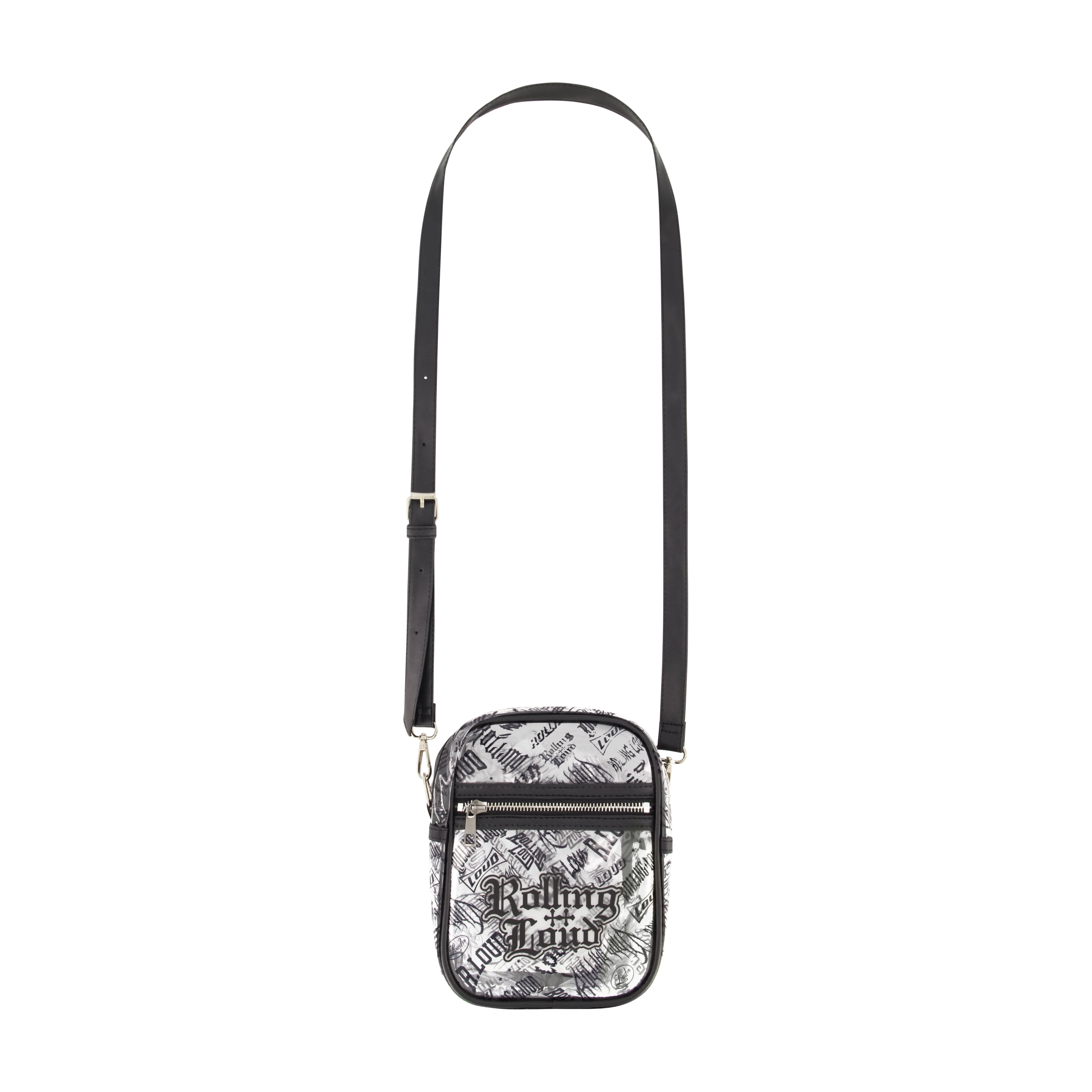 RL Black AOP Shoulder Bag - Festival Approved