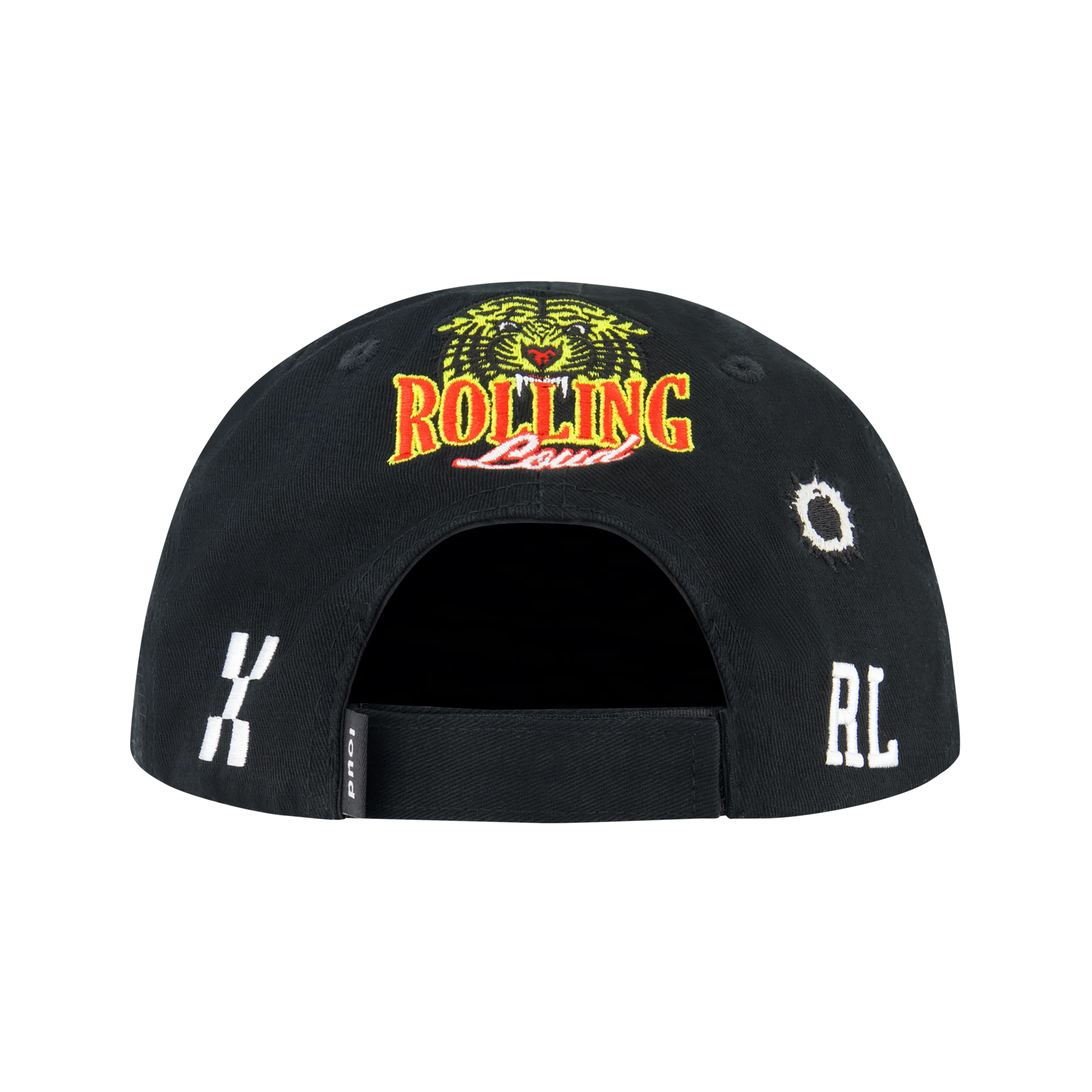 RL Black Patchwork Dad Hat - Image 4