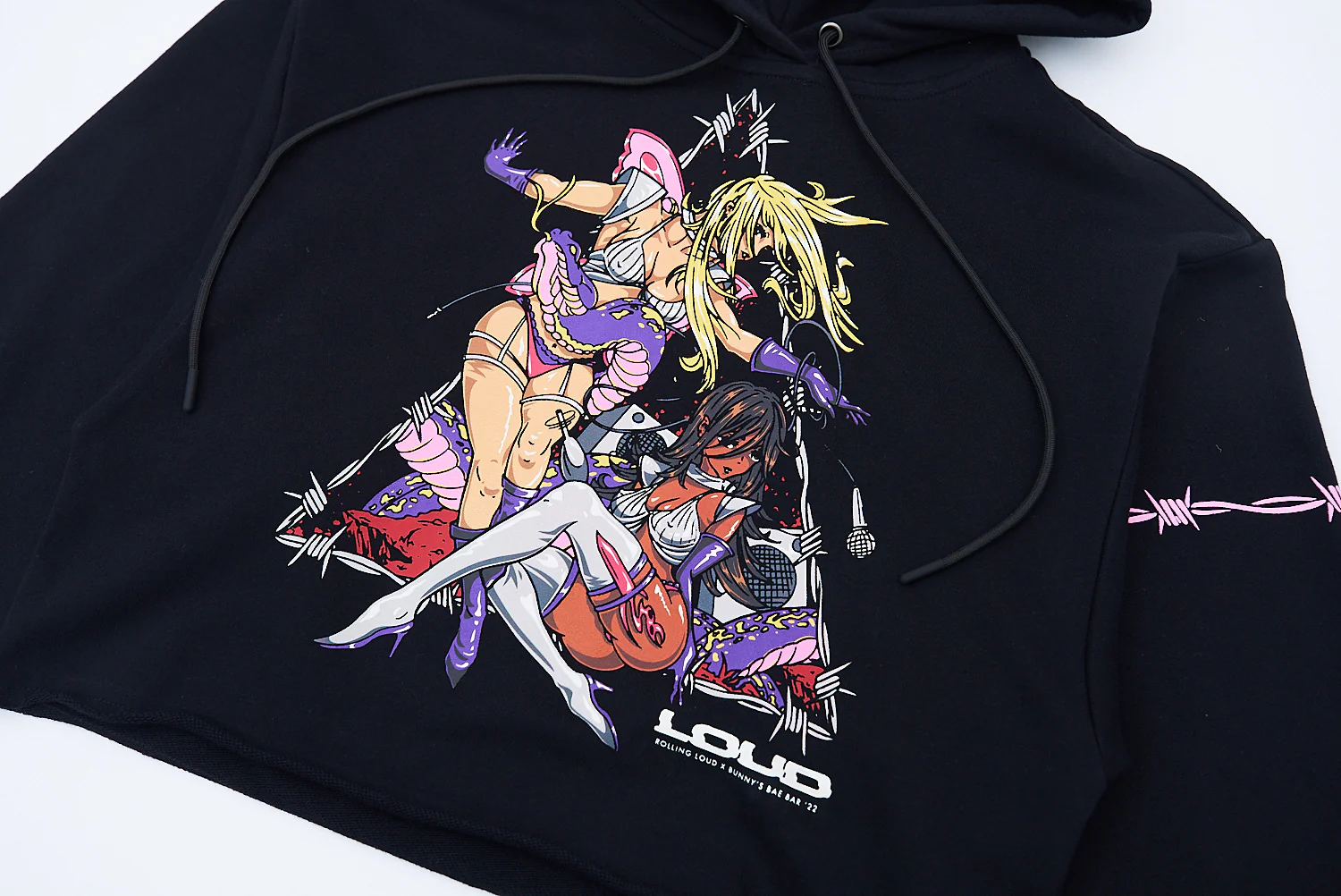 RL X Bunny Bae Bar Crop Hoodie NYC 22 - Image 2