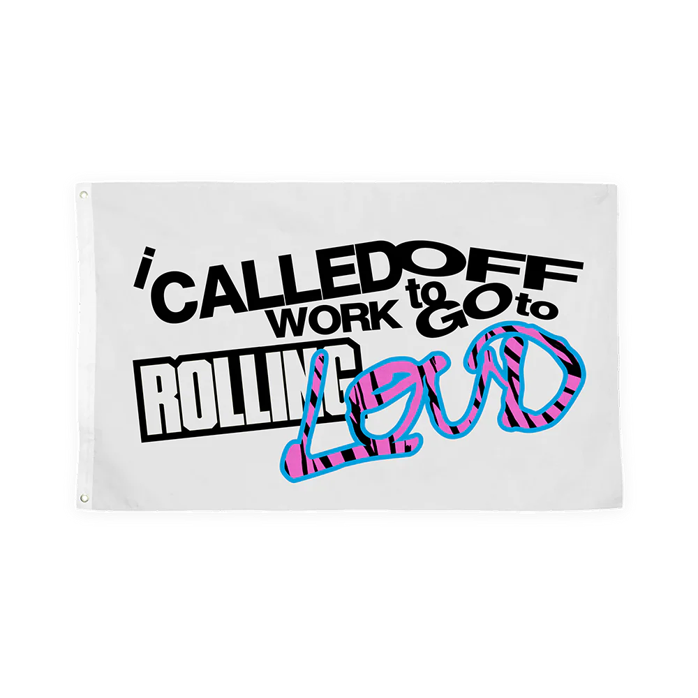 RL Called Off Festival Flag White Miami 22'