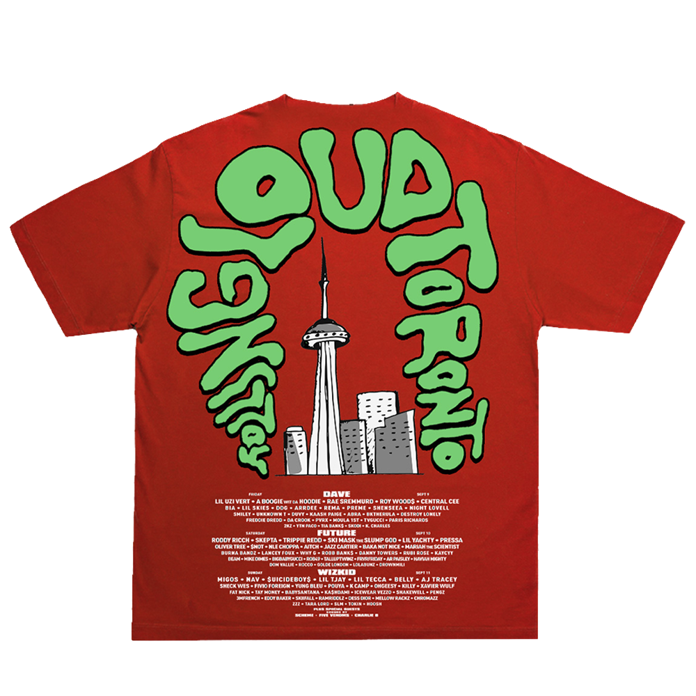 RL City T Shirt Red Toronto 22' - Image 2