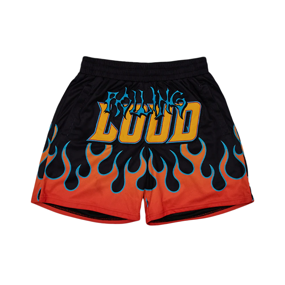 RL Flame Shorts Black