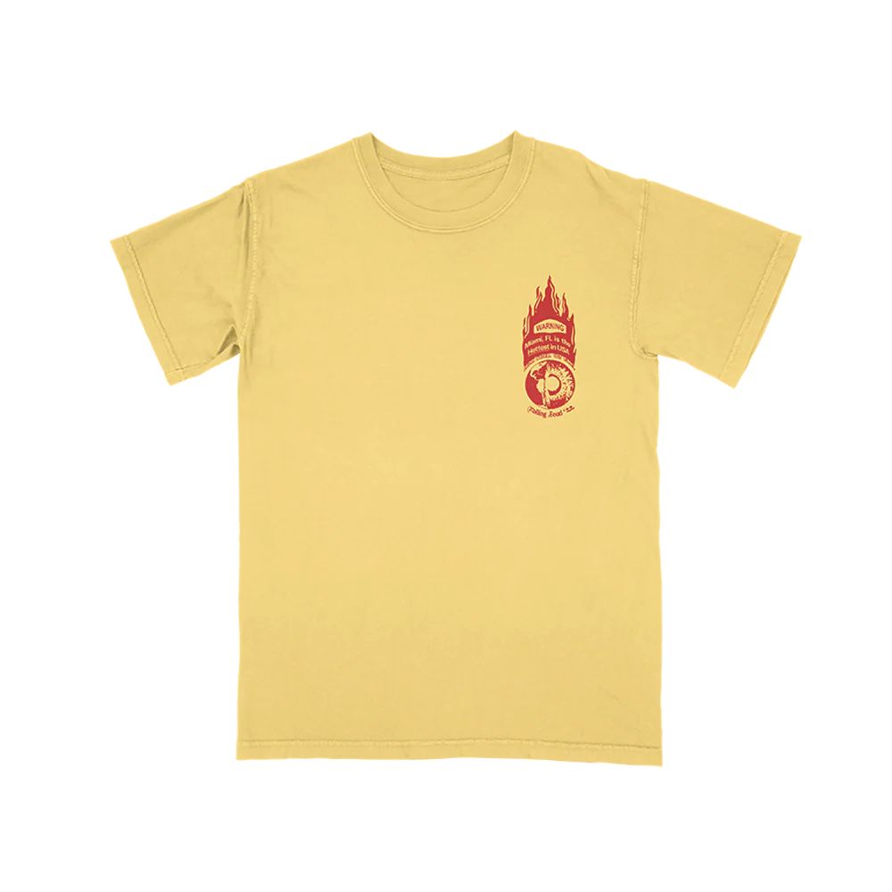 RL Florida Fire T Shirt Yellow Miami 22 - Image 2