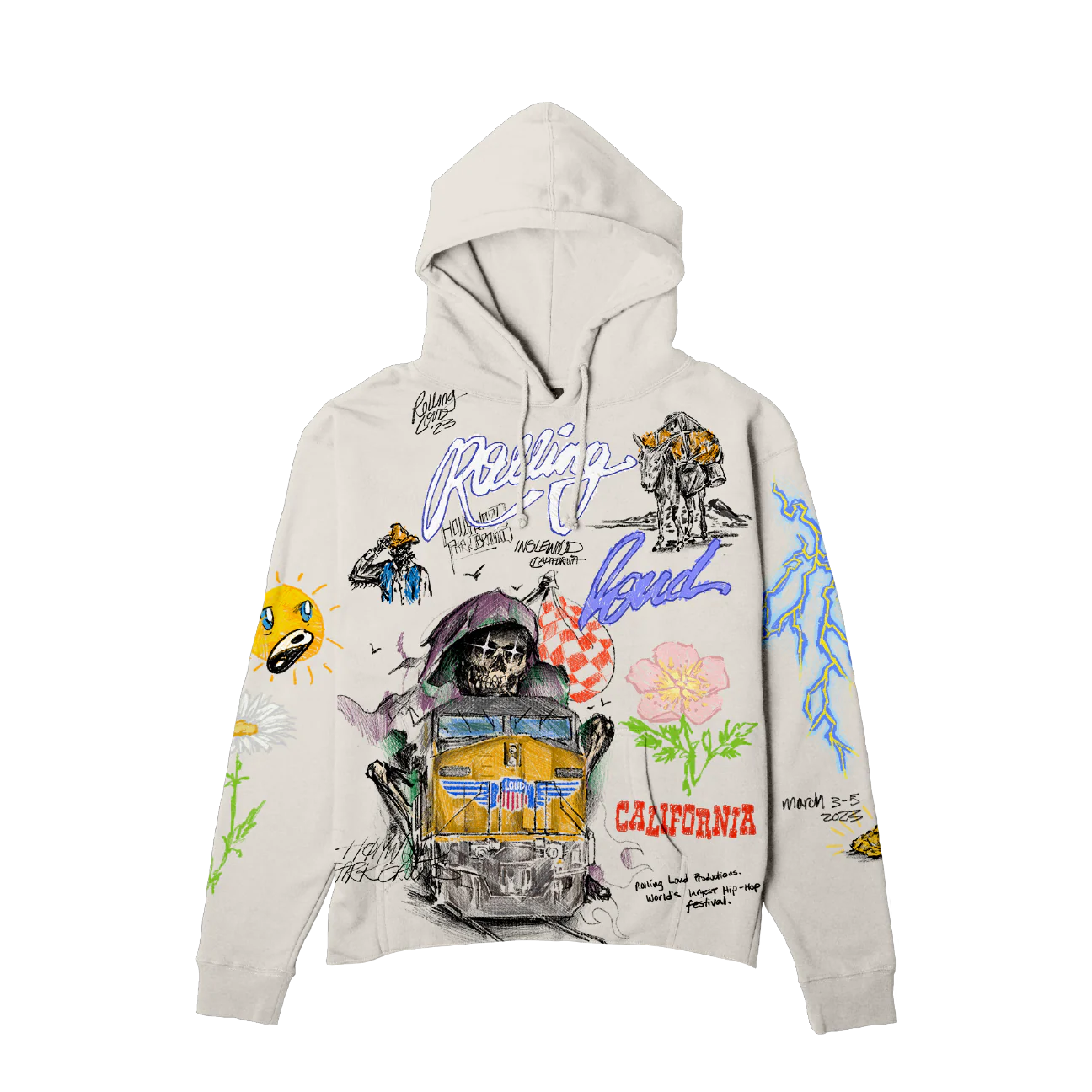 Gold Rush Hooded Sweatshirt Cali 23