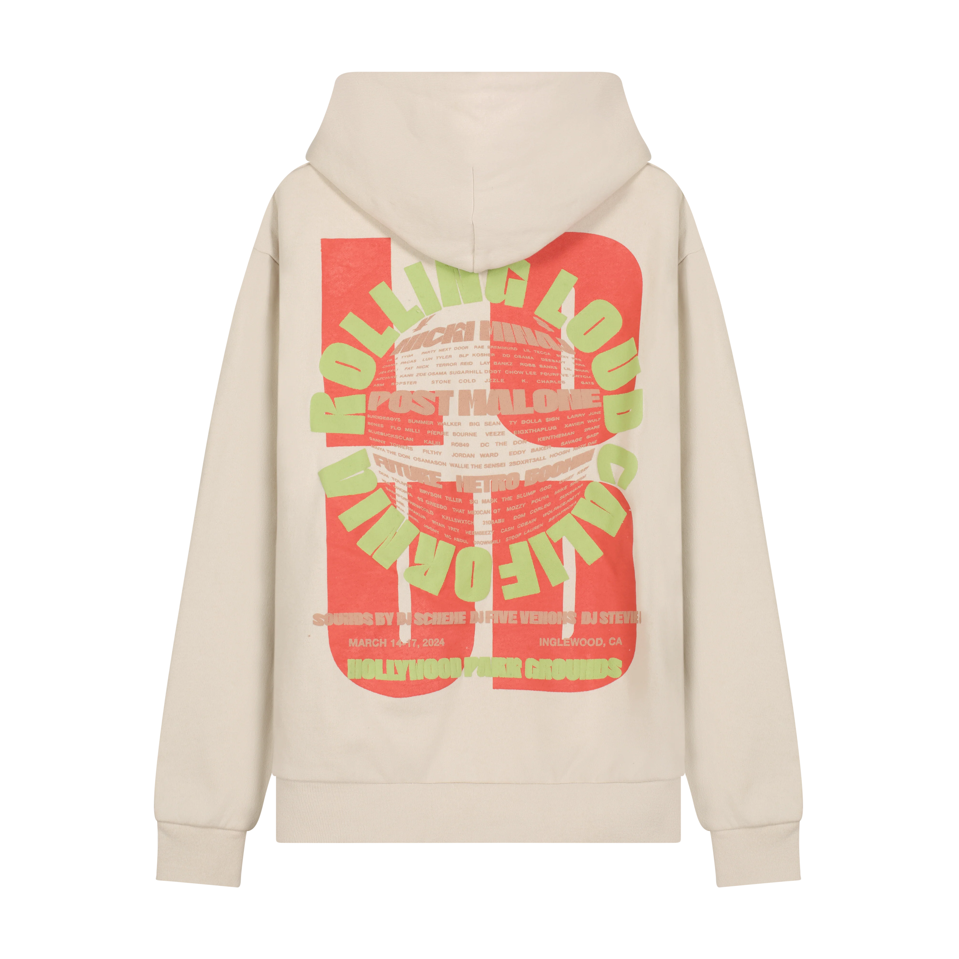 RL LA 24 Fisheye Lineup Ivory Hoodie - Image 2