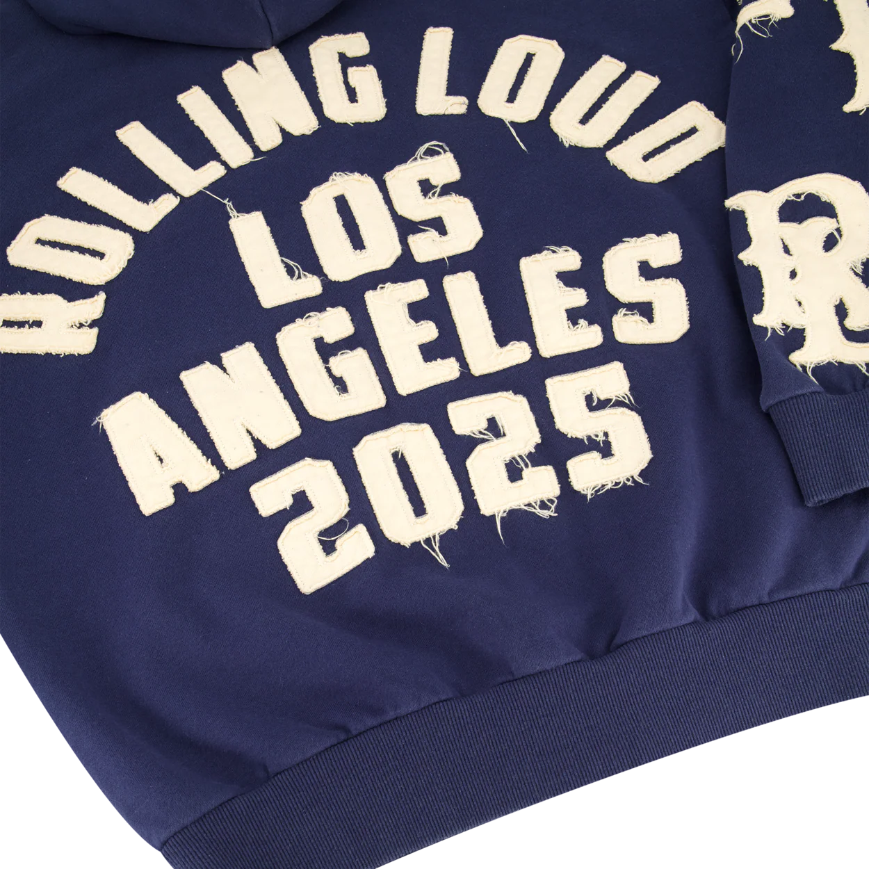 RL LA 25 Applique RLs Navy Zip Hoodie - Image 4