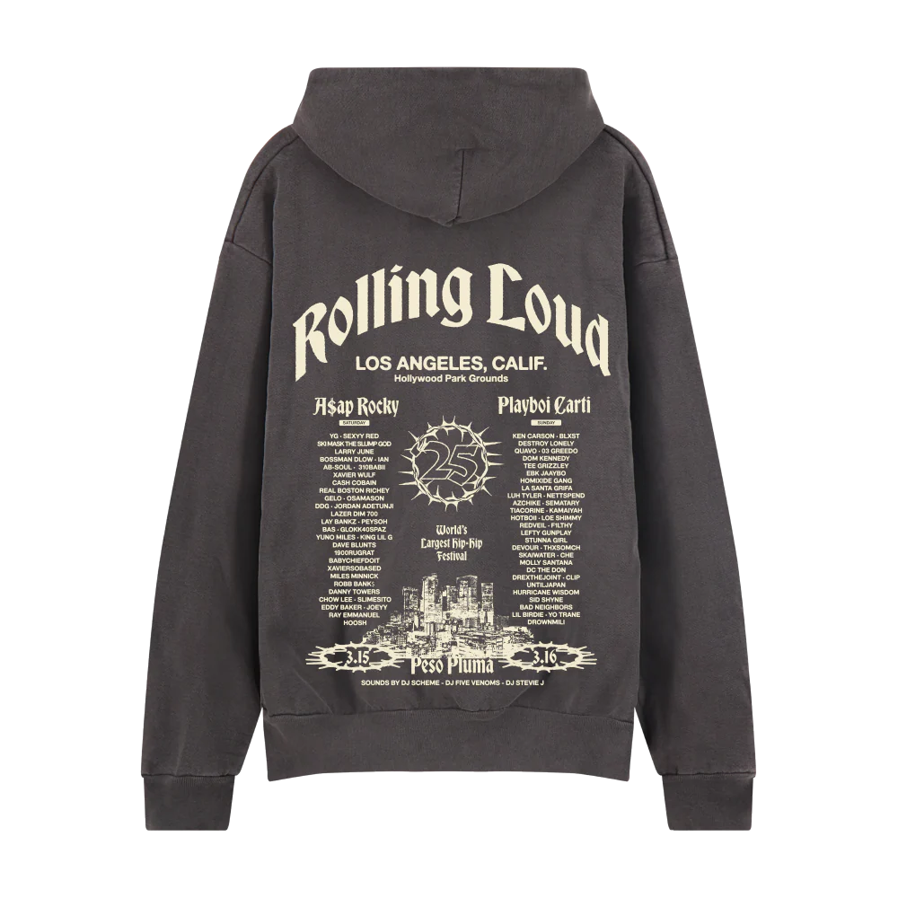RL LA 25 Black Lineup Hoodie - Image 2