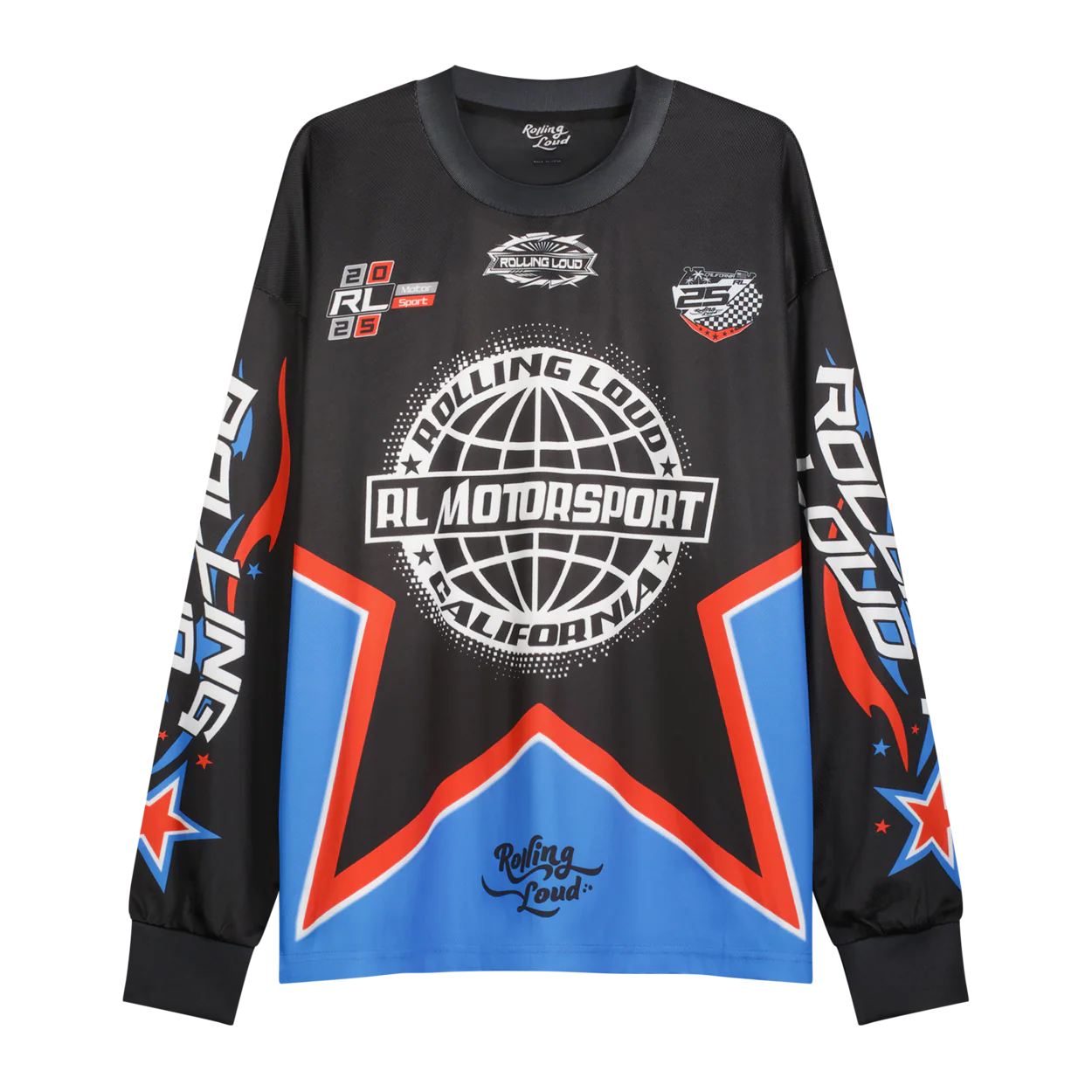 RL LA 25 Blue Motocross Jersey