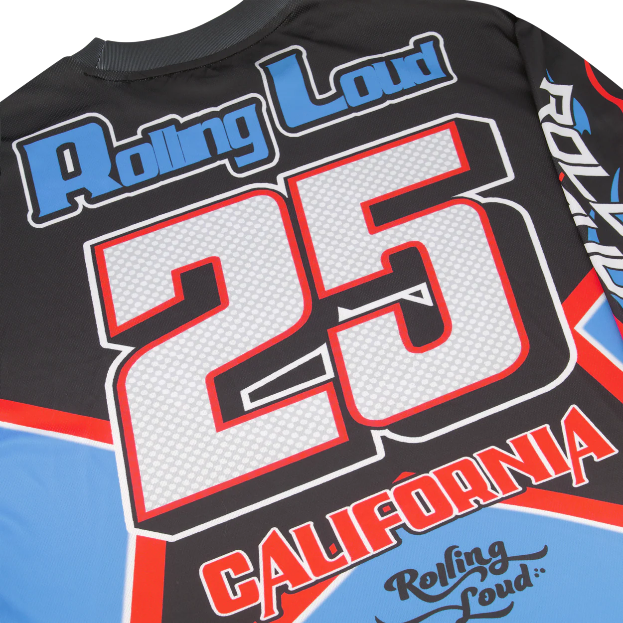 RL LA 25 Blue Motocross Jersey - Image 4