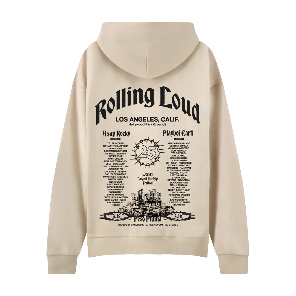 RL LA 25 Ivory Lineup Hoodie