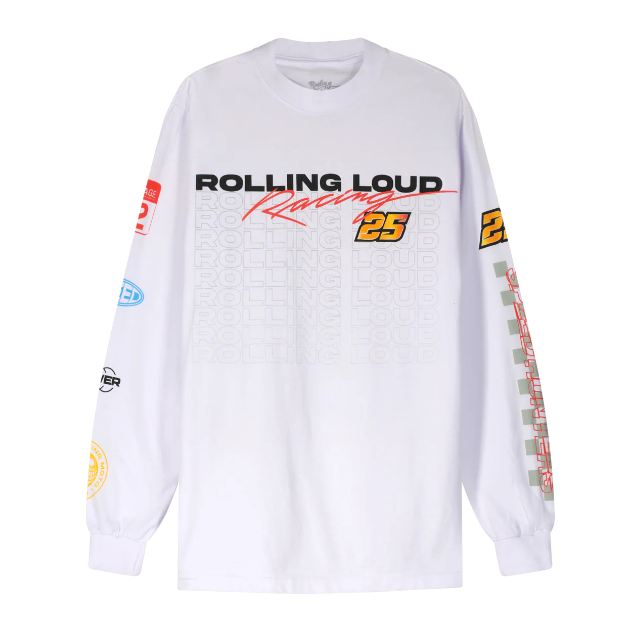 RL LA 25 Moto Cross White Long sleeve - Image 2