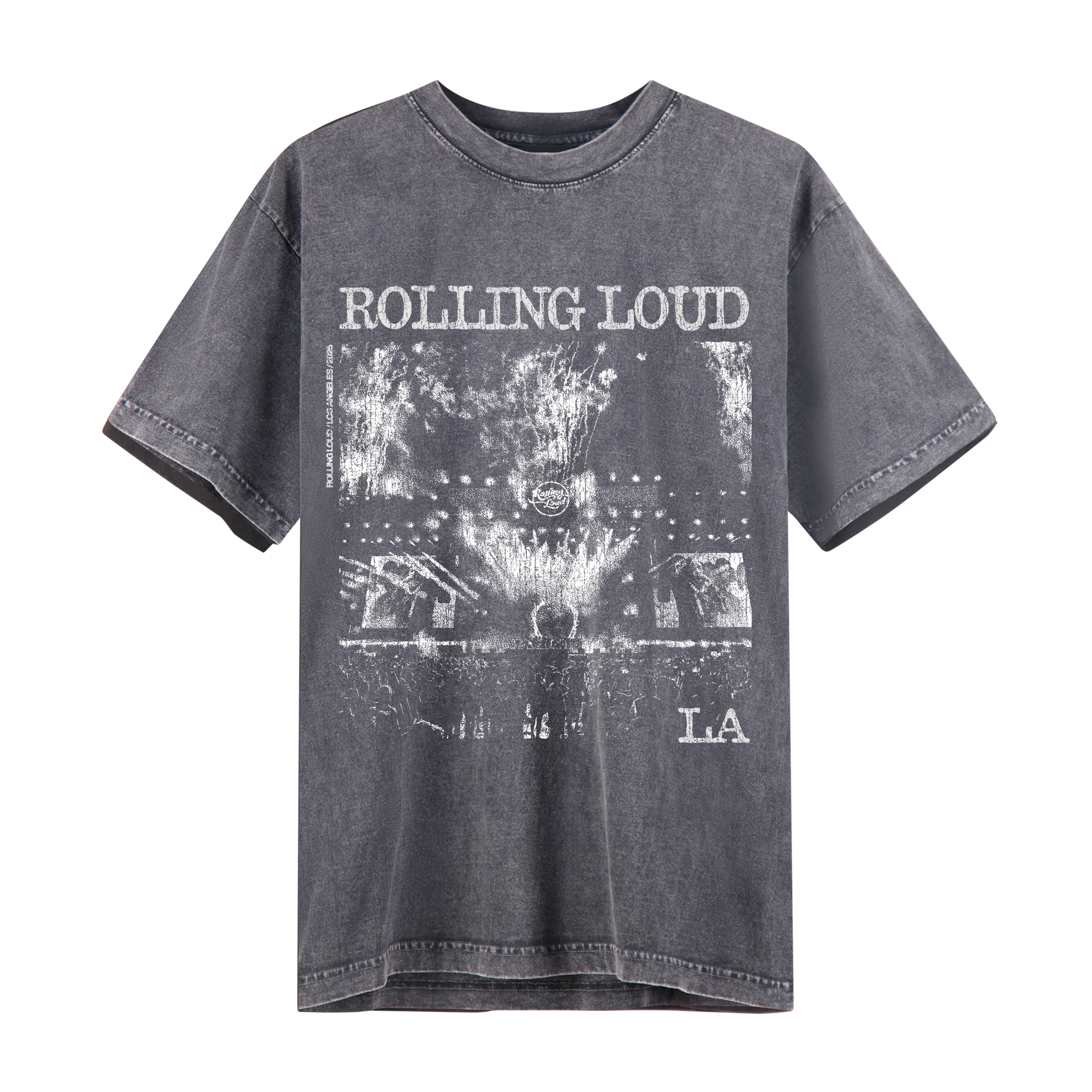 RL LA 25 Photo Vintage Black Lineup Tee