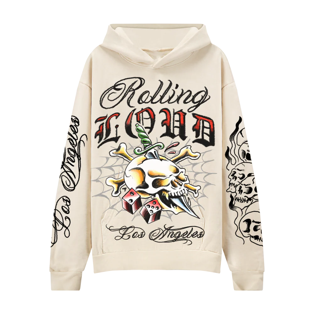 RL LA 25 Tattoo Ivory Lineup Hoodie