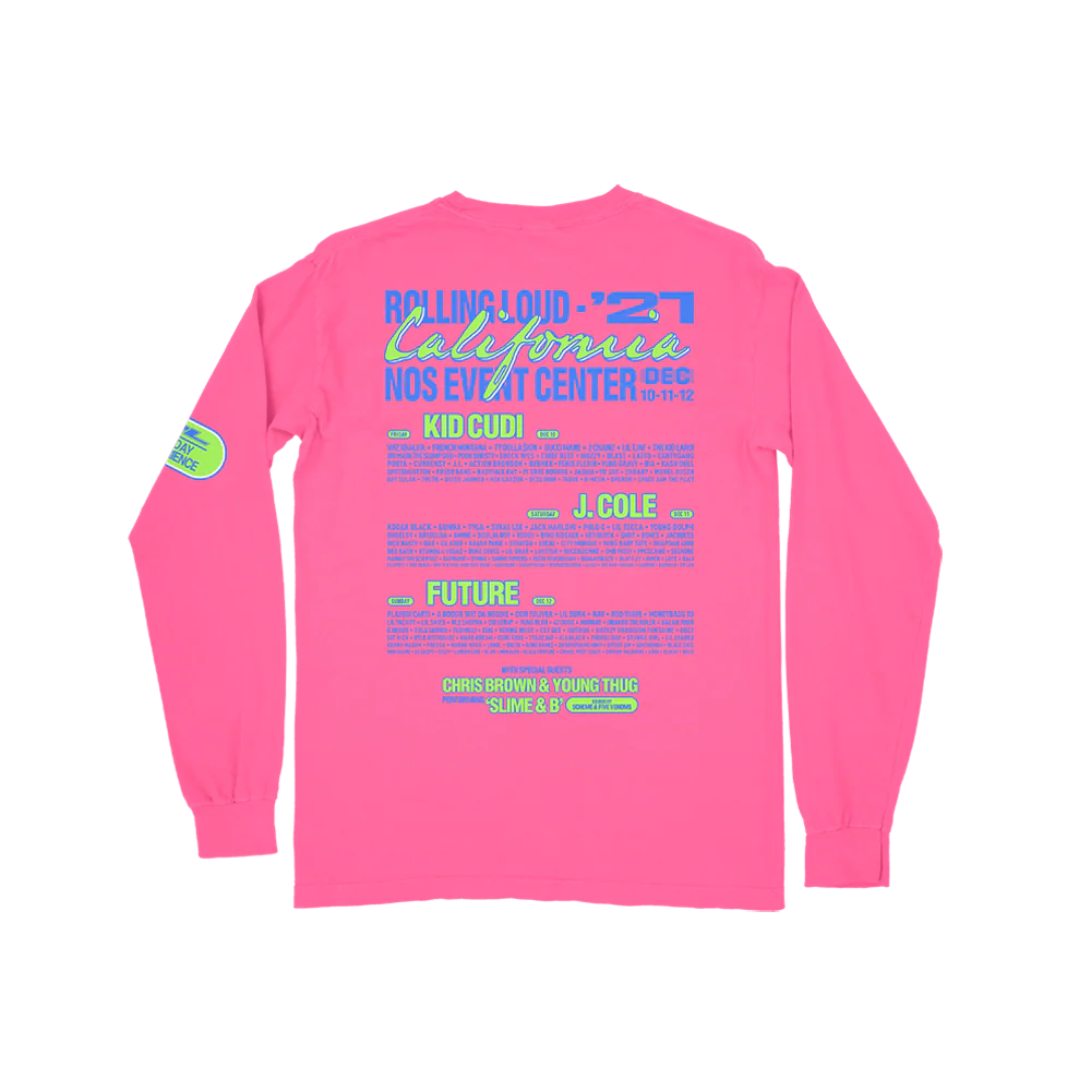 RL Line Up Tee Peony Long Sleeve CALI 2021 - Image 2
