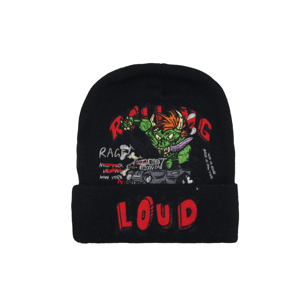 RL Loud Monster Beanie Black