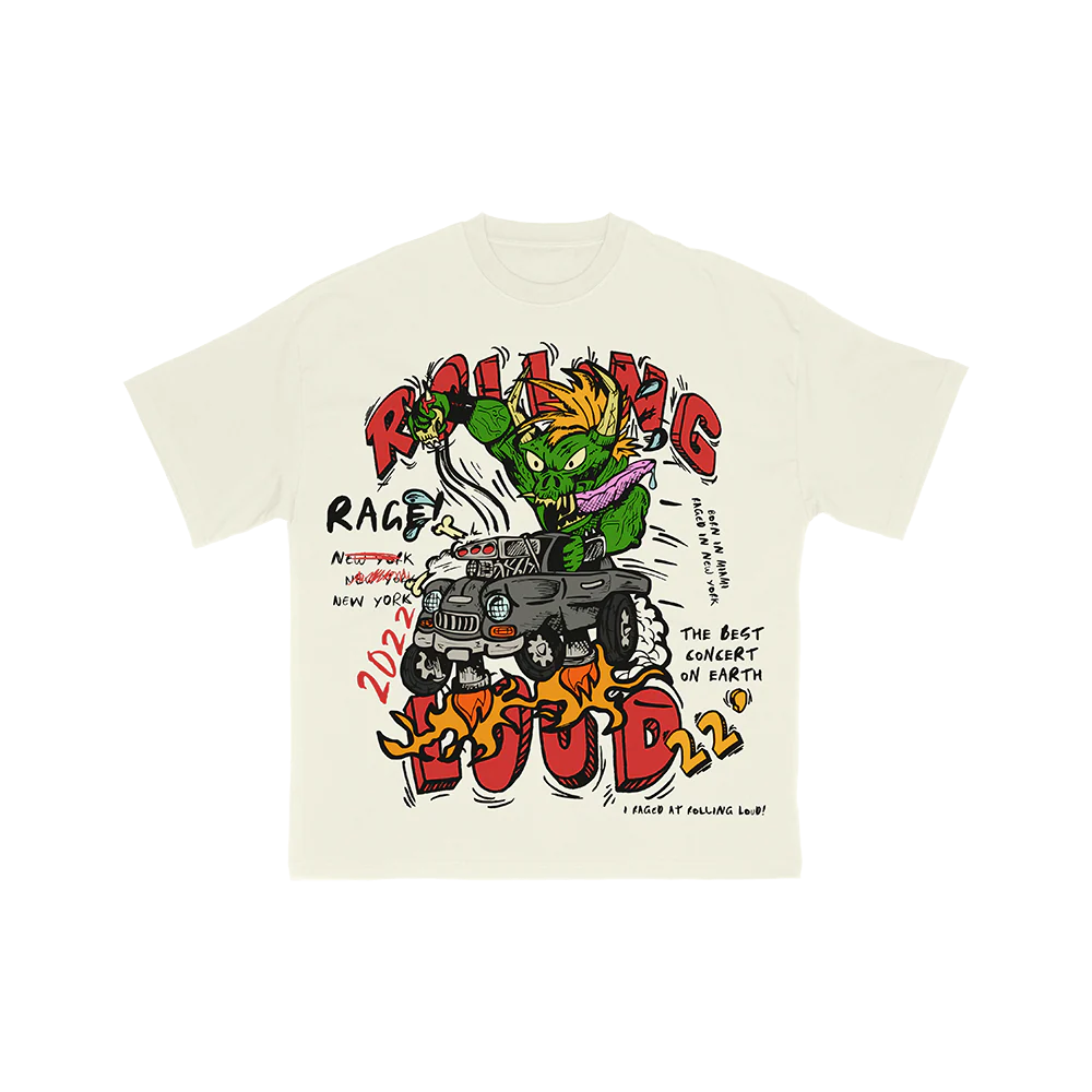 RL Loud Monster T Shirt Cream NYC 22