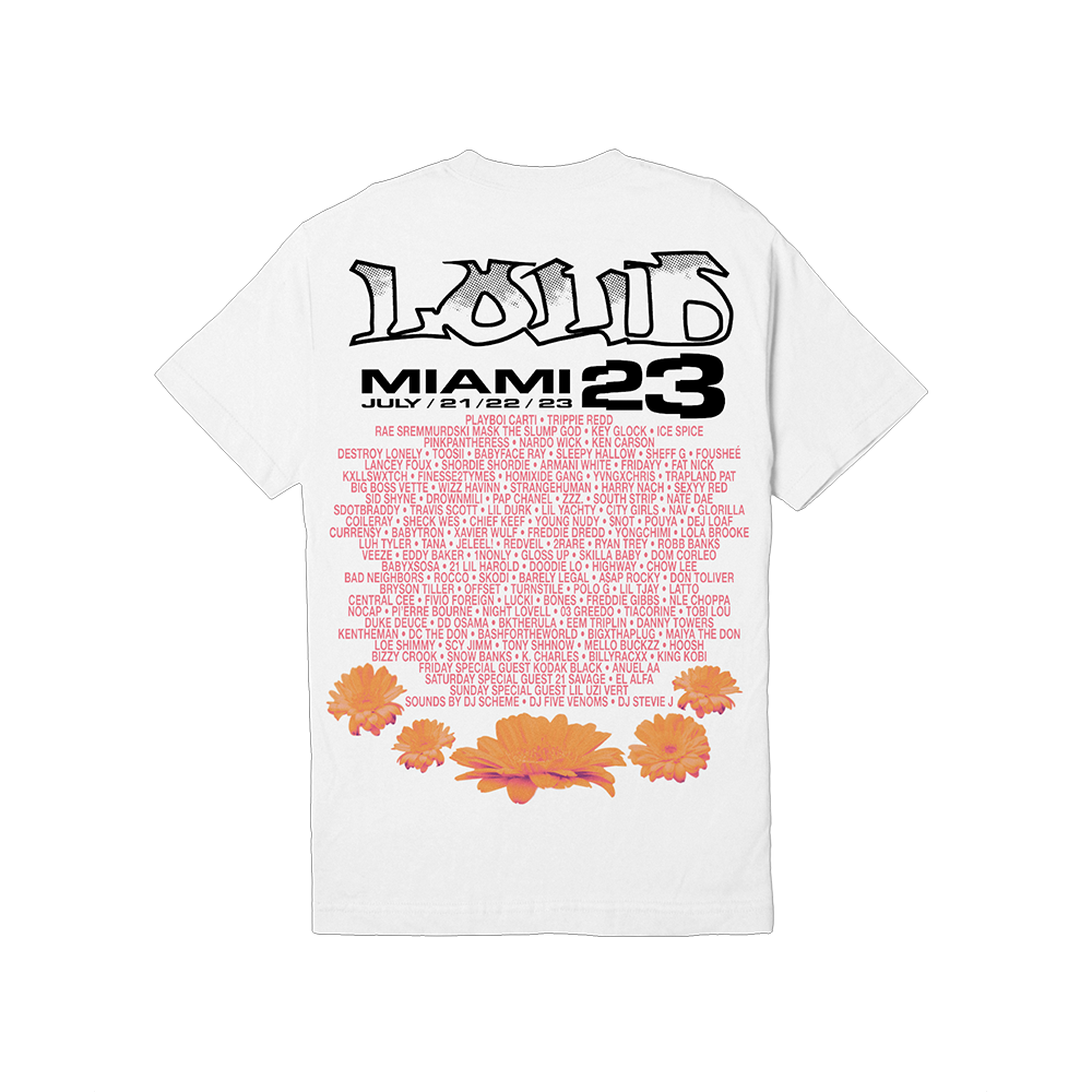 RL Miami 23 Ladies Night White Tee - Image 3