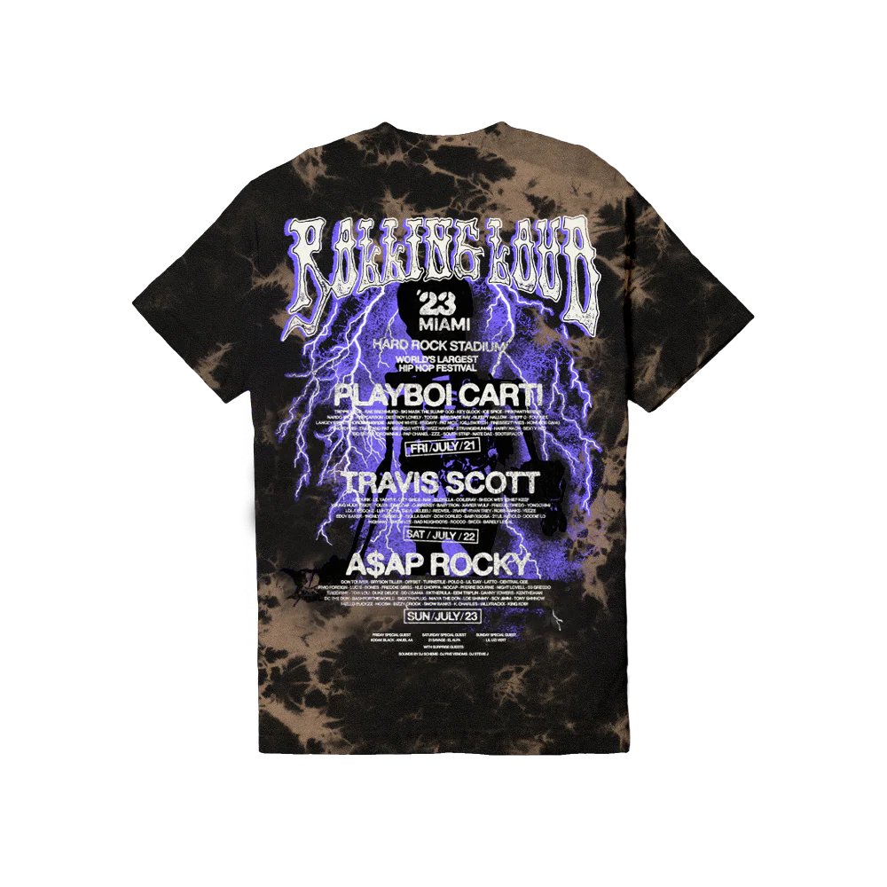 RL Miami 23 Secret Kingdom Bleach Dye Lineup Tee - Image 2