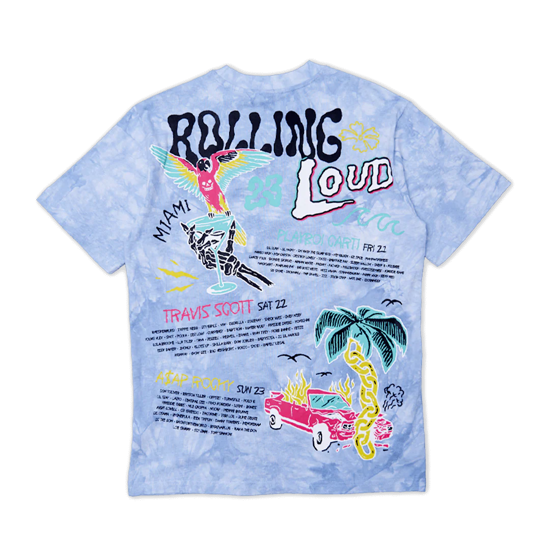 RL Miami 23 Sunshine Delight Cloud Dye Lineup Tee - Image 2