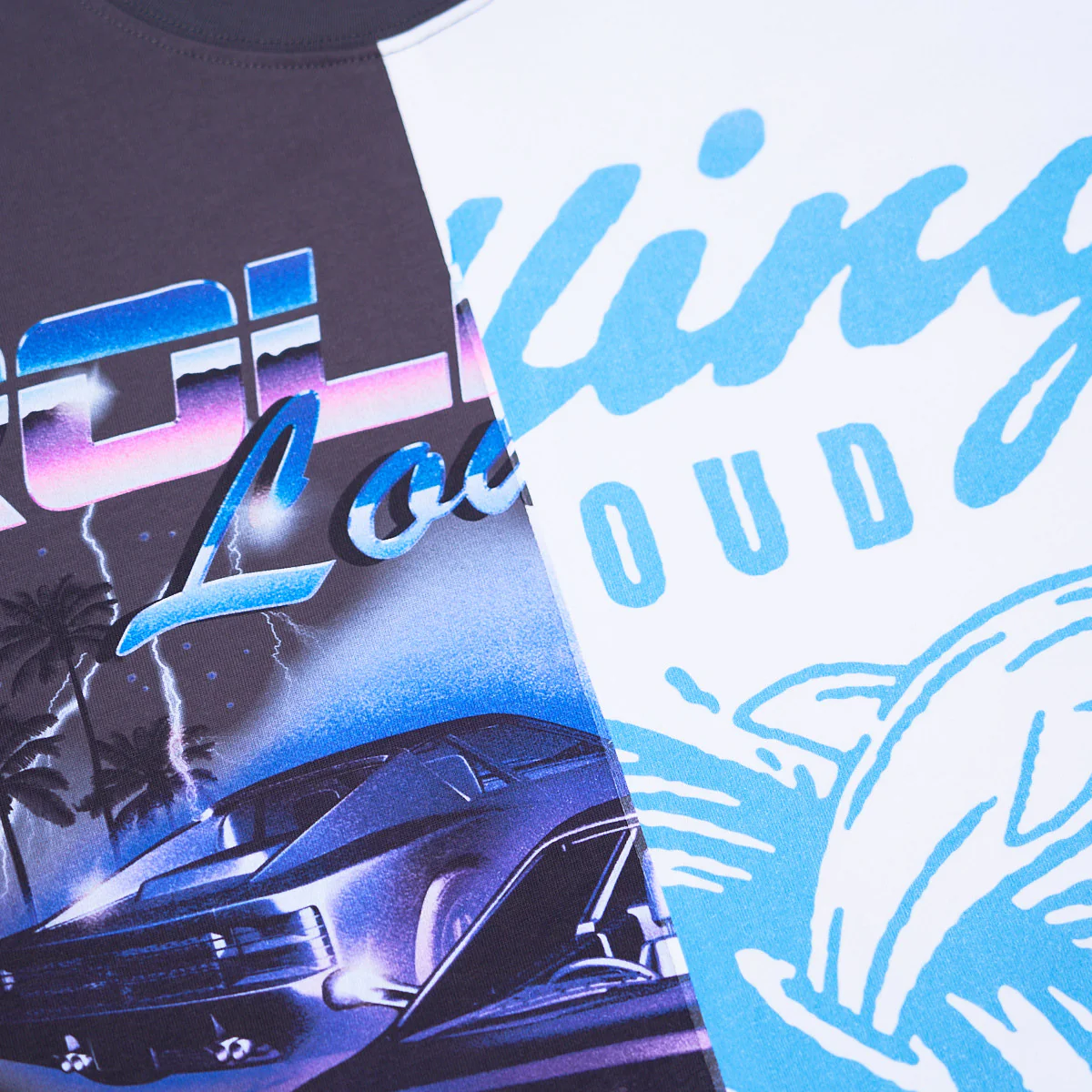 RL Miami 23 Takes Two Split Grey/White Tee - Image 3