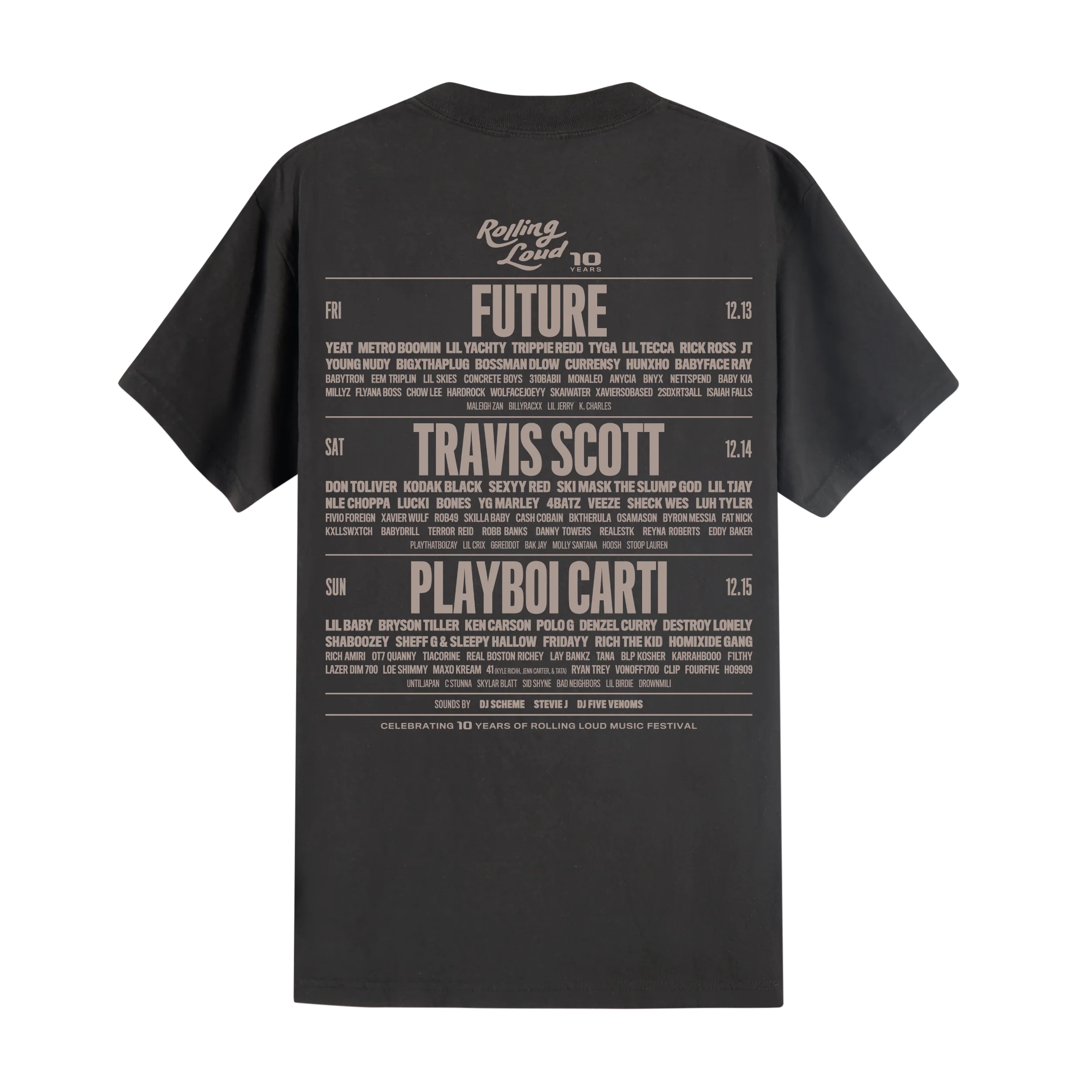 RL Miami 24 Admat Black Lineup Tee - Image 2