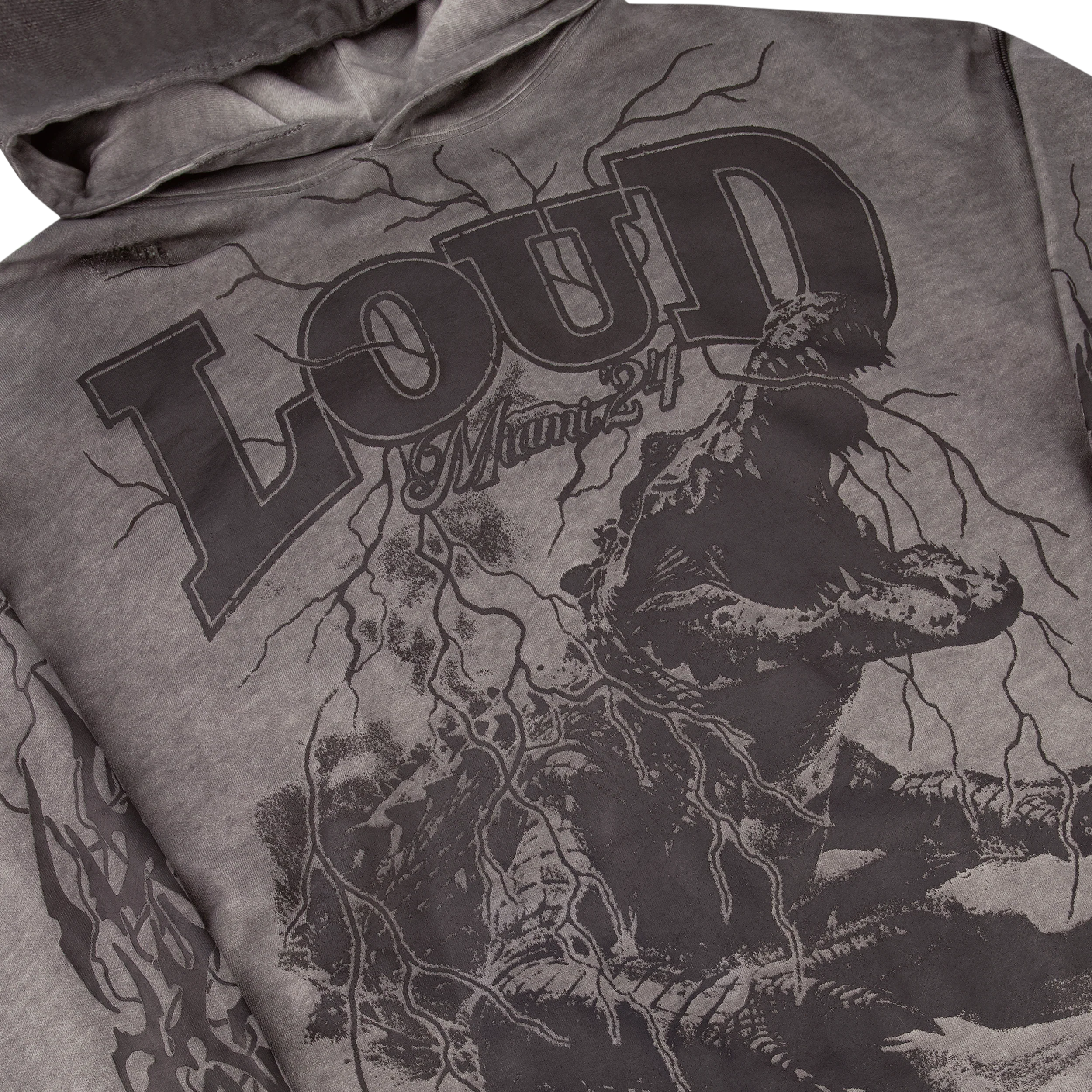 RL Miami 24 Lockjaw Cement Crop Hoodie - Image 3