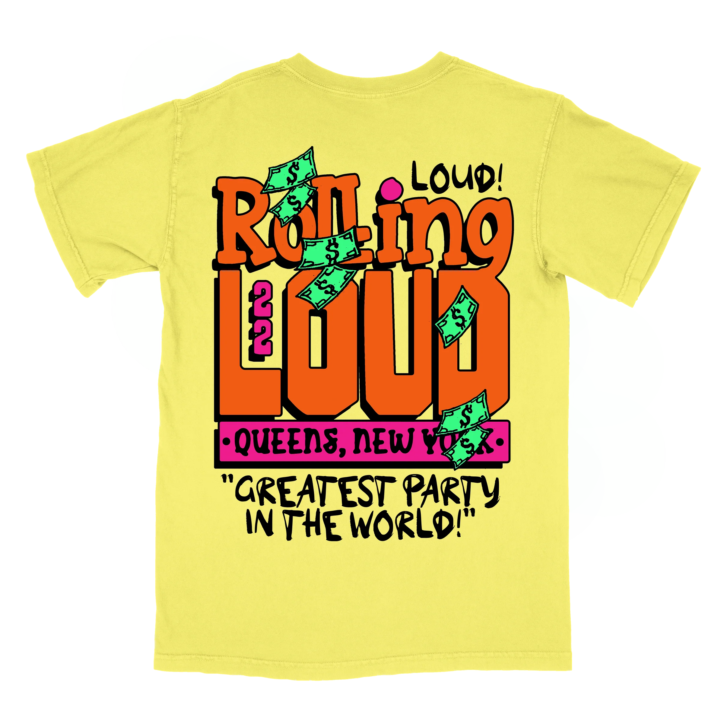 RL Money T Shirt Yellow NYC 22