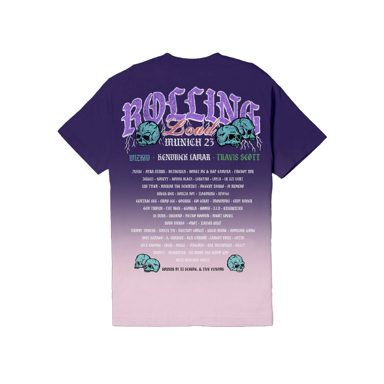 RL Munich 23 Bottoms Up Purple Lineup Tee - Image 2