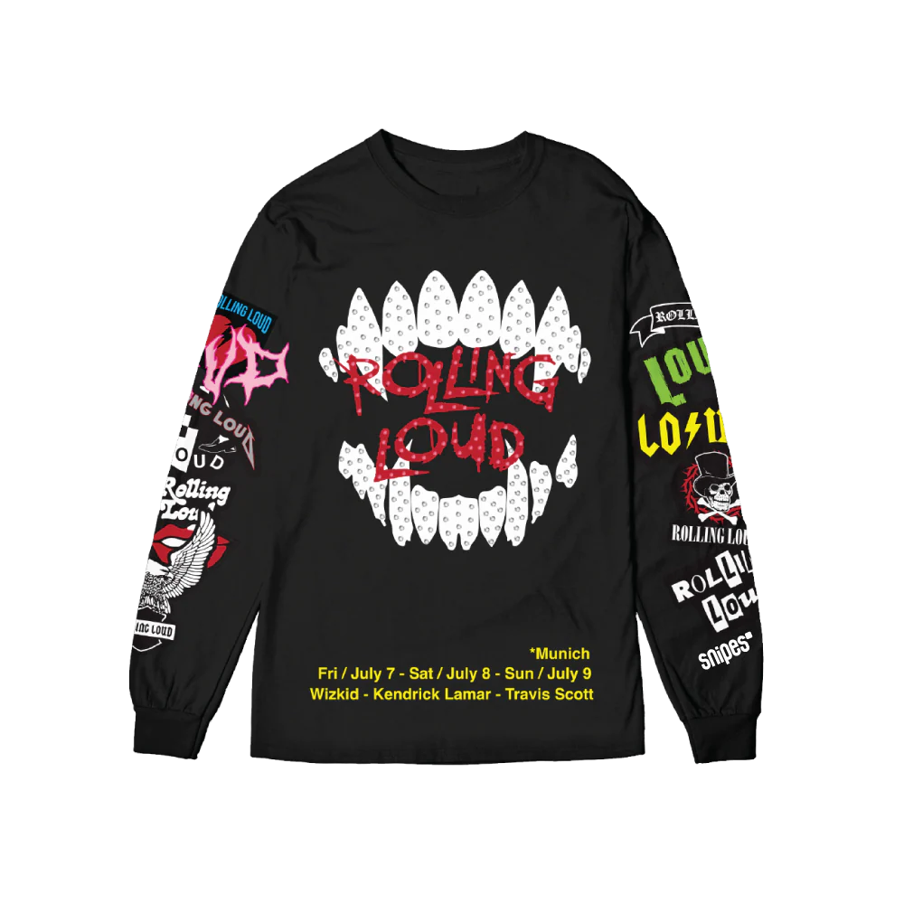 RL Munich 23 Loud Mouth Black Longsleeve