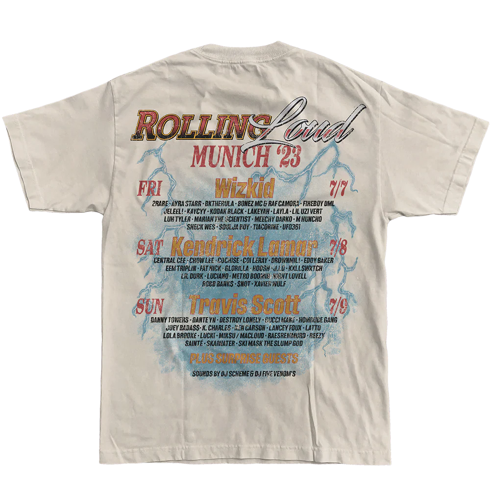 RL Munich 23 Moto Eagle Ivory Lineup Tee - Image 2