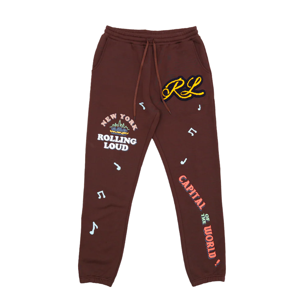 RL NY Embroidered Sweatpants NYC 2021